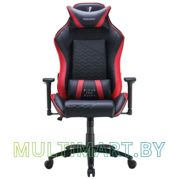 Кресло компьютерное Tesoro Zone Balance F710 (черный/красный)